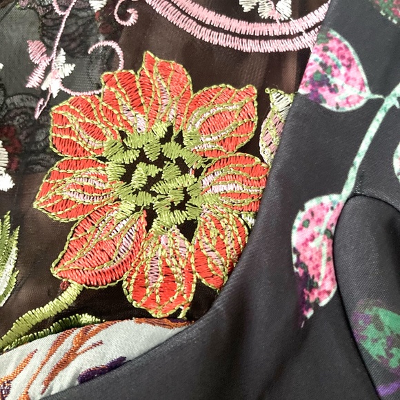 Byron Lars Beauty Mark Abstract Print Shift Dress Size 8 excellent condition - Picture 6 of 16